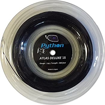 【中古】【輸入品・未使用】Python Atlas デラックス ラケットボール ストリングリール ブラック 18g (330フィート)|スカイマーケットプラス