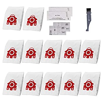 【中古】【輸入品・未使用】i-cleanダストバッグfor Miele Airclean 3d効率FJM bags10123220 レッド ICLEAN-157