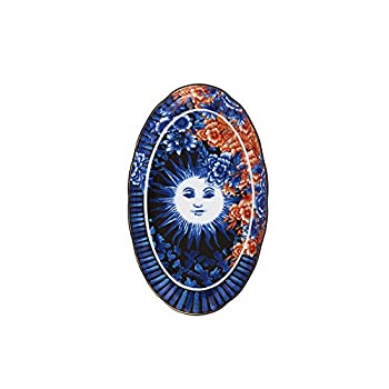 【中古】【インポート品・未当て嵌める】Vista Alegre瀬戸ものCannaregioお盆 S 青み