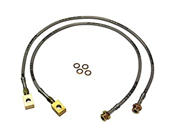 【中古】【輸入品・未使用】Skyjacker (FBL19) 6インチ - 8インチ ステンレススチール ブレーキライン - ペア