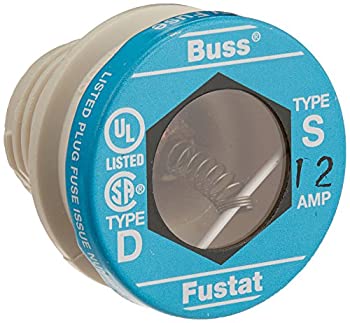 【中古】【輸入品・未使用】Bussmann S-12 12 Amp Type S Time-Delay Dual-Element Plug Fuse Rejection Base%ｶﾝﾏ% 125V UL Listed by Bussmann