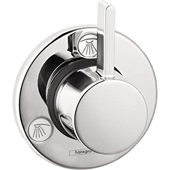 【中古】【輸入品・未使用】Hansgrohe 04232?S Trio / Quattro切替弁トリム???Lessバルブ、 One Size クローム 04232000 1
