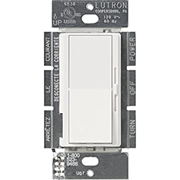 【中古】【インポート品・未当てはめる】(ルトロン) Lutron 調光据えつける 低起電力 1極 ディーヴァ 300ワット DVSCELV-300P-SW 1