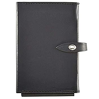 【中古】【インポート品・未当て嵌める】Akerなめし革580?Single Citation Book 黒いこと