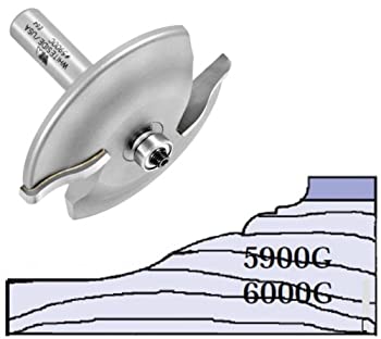 【中古】【輸入品・未使用】Whiteside Router Bits 5900G Large Raised Panel Profile Bit with 3-1/4-Inch Large Diameter and 1-3/8-Inch Cutting Length by Whiteside Ro|スカイマーケットプラス