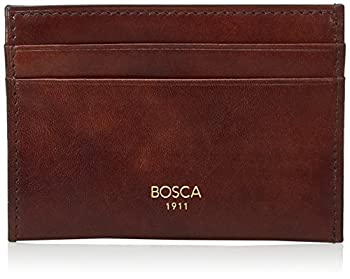 【中古】【インポート品・未当て嵌める】Bosca オールドレザーコレクション - 土日札入れ%ｶﾝﾏ% ダークブラウンレザー%ｶﾝﾏ% One Size メンズ財布-バッグ・小物・ブランド雑貨-財布・ケース
