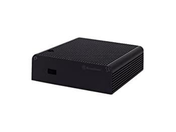 【中古】【輸入品・未使用】Silverstone TekアルミニウムNUCケースwithトップカバーheat-pipe、1?x HDMIポート、2?xディスプレイポート???ブラックpt14b-h1d2