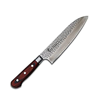 【中古】【インポート品・未当て嵌める】Sakai Takayuki 18糎 三徳 VG10 槌目 33層