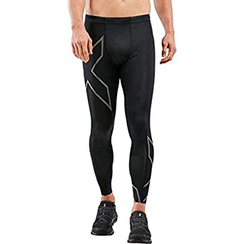 【中古】【インポート品・未当てはめる】2XU MCS RUN COMPRESSION TIGHTS 駈けっくら コンプレッションタイツ MA5305b 黒いこと/黒いことRF(BLK/BRF) XL