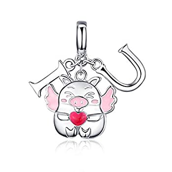 【中古】【輸入品・未使用】ABAOLA かわいい豚 925スターリングシルバー ラッキーピッグチャーム ペットチャーム ファッションチャームブレスレット&ネックレスピッグチャー｜スカイマーケットプラス