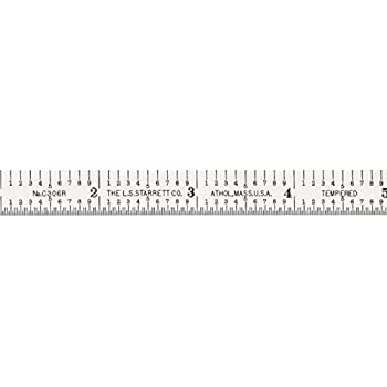 【中古】【輸入品・未使用】Starrett C306R-6 Full Flexible Steel Rule With Inch Graduations%ｶﾝﾏ% 6R Graduations%ｶﾝﾏ% 6 Length%ｶﾝﾏ% 1/2 Width%ｶﾝﾏ% 1/64 Thickness by