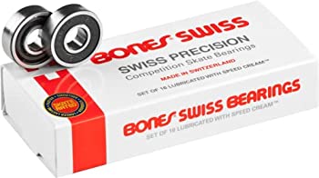 【中古】【インポート品・未当て嵌める】Bones Bearings Swiss Skate Bearings (8粍%ｶﾝﾏ% 16-Pack)
