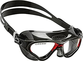 【中古】【輸入品・未使用】Cressi Swim Cobraスイミングゴーグル - ダーク/レッド｜スカイマーケットプラス