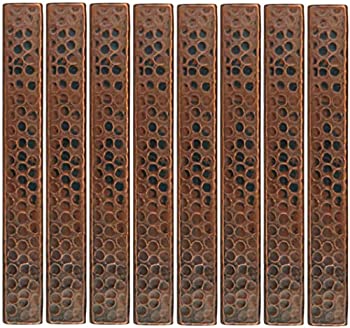 【中古】【輸入品・未使用】Premier Copper Products T18DBH-PKG8 1 x 8 in. Hammered Copper Tile