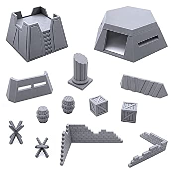 【中古】【輸入品・未使用】Paintable Bundle - Gaming Terrain Scenery - Wargame Miniatures