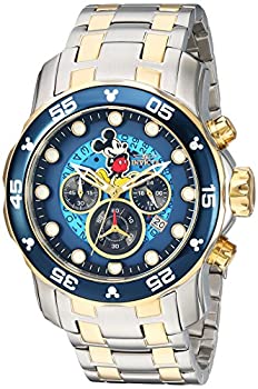【中古】【インポート品・未当て嵌める】Invicta Men \u0026apos;s \u0026apos; Disney Limited Edition \u0026apos; Quartzステンレス鋼スチール写真Casual Watch %ｶﾝﾏ% Color : Two Tone ( Model : 23769?
