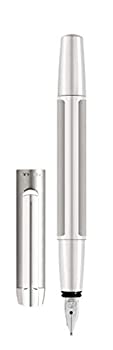 【中古】【輸入品・未使用】Pelikan Pura P40 万年筆 細字 シルバー 各1本 (952028)