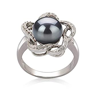 【中古】【輸入品・未使用】ブラック9???10?mm AA品質925スターリングシルバー養殖淡水パールリング｜スカイマーケットプラス 37,942円