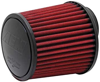 【中古】【輸入品・未使用】AEM 21-203DOSK ユニバーサルドライフフロー クランプオン エアフィルター 丸先細タイプ 76mm フランジID 高さ127mm ベース140mm トップ121mm｜スカイマーケットプラス