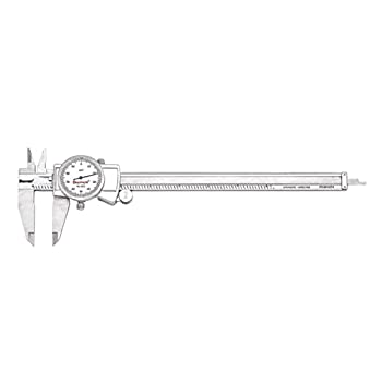 【中古】【輸入品・未使用】Starrett 3202-8 Dial Caliper%ｶﾝﾏ% Hardened Stainless Steel%ｶﾝﾏ% 0-8 Range%ｶﾝﾏ% 0.001 Graduation%ｶﾝﾏ% White by Starrett