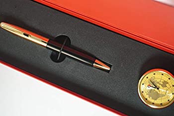 【中古】【輸入品・未使用】Sheaffer アメリカ製 レガシーヘリテージ 22KTゴールドキャップと約束 ボールペンとお揃いのSheafferデスククロック 40,887円