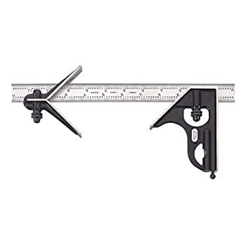 【中古】【輸入品・未使用】Starrett C33HC-12-4R 12-Inch Combination Square with Forged and Hardened Steel Head by Starrett