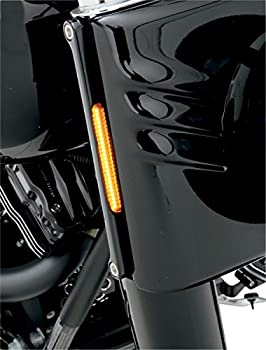 【中古】【輸入品・未使用】合金アート ブラック LED フロントウィンカー FDH-2