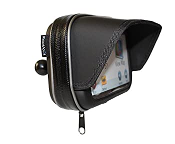 【中古】【輸入品・未使用】RiderMount 防水サンシェード 5インチ GPS Satnavケース RAM タイプ1インチ ボール付き Garmin Nuvi Tomtom Go Start 5インチ用