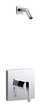 【中古】【インポート品・未当て嵌める】Kohler TLS99764-4-CP Honesety Rite-Tempシャワーバルブトリム 生き胆手持ち部分付き添い人 小っちゃいシャワー頭顱 インテリア・寝具・収納-その他