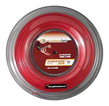【中古】【インポート品・未当て嵌める】Golden Set snake-bite Smooth 17?g ( 1.25?粍、木管( 660フィート / 200?m、ポリエステル庭球文字記号列 赤いこと