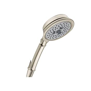 【中古】【輸入品・未使用】hansgrohe Croma 100 クラシック ローフロー 5インチ ハンドヘルド シャワーヘッド クラシック3フル、振動マッサージ 強烈なターボ04753820