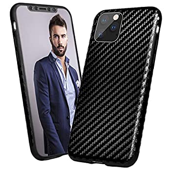 【中古】【輸入品・未使用】QUSUM iPhone 11 Pro Maxケース [超薄型シリーズ] 衝撃吸収バンパー 傷防止 滑り止め 保護カバー [カーボンファイバーテクスチャ] ソフトTPUケー 19,397円