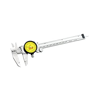【中古】【インポート品・未当てはめる】Starrett 120AM-150 Dial Caliper%ｶﾝﾏ% Stainless Steel%ｶﾝﾏ% Yellow Face%ｶﾝﾏ% 0-150粍 Range%ｶﾝﾏ% +/-0.03粍 Accuracy%ｶﾝﾏ% 0.02粍 Resolution