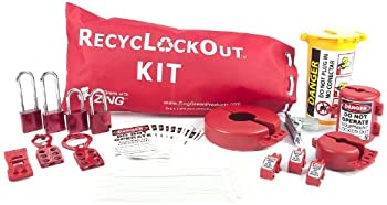 【中古】【インポート品・未当てはめる】ZING 2724 RecycLockout Lockout Bag Kit with Aluminum Padlocks%ｶﾝﾏ% 35 Components by Zing Green Products