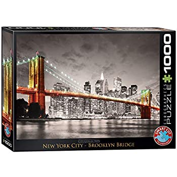 【中古】【輸入品・未使用】ジグソーパズル 1000ピース ユーログラフィックス ニューヨーク ブルックリン橋 6000-0662