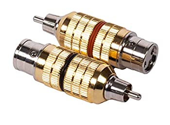 【中古】【輸入品・未使用】Cardas Audio クリア メス XLR - オス RCAアダプター (CGA FXLR-MRCA) - 2個 (1ペア)｜スカイマーケットプラス