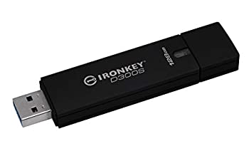 【中古】【インポート品・未当て嵌める】キングストン IKD300S/128GB 128GB 引き当てUSB3.0記憶装置 IronKey D300S