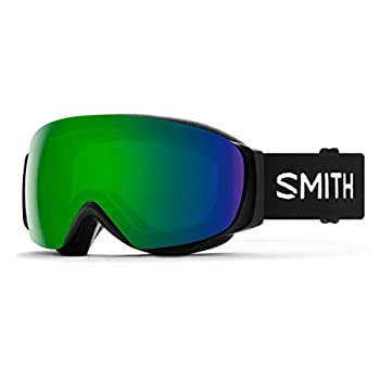 【中古】【インポート品・未当て嵌める】Smith Optics I/O Mag S スノーゴーグル (黒いこと\u002721、Chromapop サングリーンミラー+賞与金水晶体)