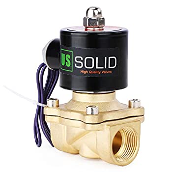 【中古】【輸入品・未使用】U.S.Solid 12V DC 3/4%ダブルクォーテ% ブラス電磁弁 直動式 圧縮空気 水 水空気 電磁バルブ|スカイマーケットプラス