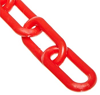 【中古】【輸入品・未使用】Mr. Chain 51005-50 Heavy Duty Plastic Barrier Chain%ｶﾝﾏ% 2%ｶﾝﾏ% 50'%ｶﾝﾏ% Red by Mr. Chain