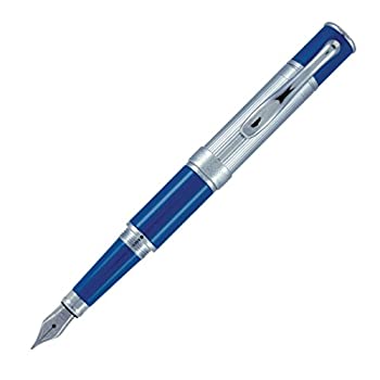 【中古】【輸入品・未使用】モンテベルデ 万年筆 ミニジュエリア ブルーラインカット ペン先・M 1919573|スカイマーケットプラス