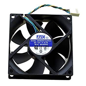 【中古】【インポート品・未当て嵌める】AVC DS08025T12UP033 12V 0.7A 8025 8コマーシャル 4線 冷やかす気違い