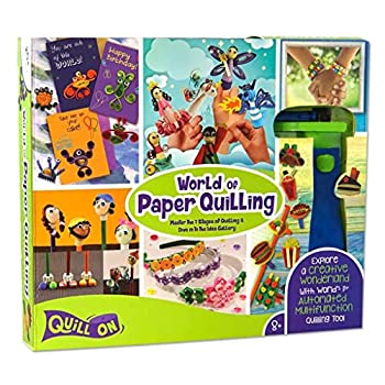 【中古】【インポート品・未当て嵌める】Quill On World of Paper Quilling - Fun Craft Kit - Perfect Gift for Girls and Boys of 8 Years and Above