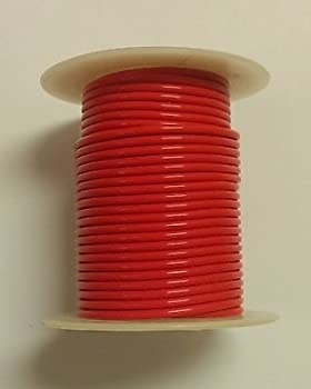 【中古】【インポート品・未当て嵌める】赤いこと28?AWG Stranded 600?V、テフロンR Insulated Hook Up鉄条???100?\u0027一巻き