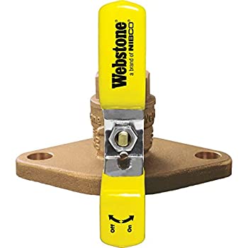 【中古】【輸入品・未使用】Webstone 40404?Threaded Isolatorフランジバルブ、1?"サイズ、真鍮