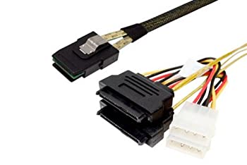 【中古】【輸入品・未使用】データストレージケーブル、P / N i3629?X 2???1?M - 2?:内部Mini SASドライブX 2、0.5?M、デュアルポート36-sas [エレクトロニクス]
