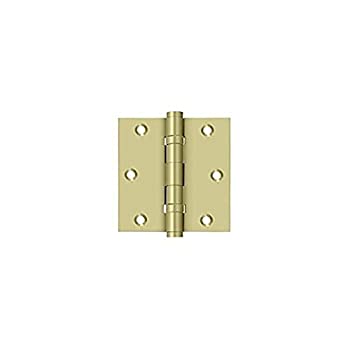 【中古】【輸入品・未使用】Deltana dsb35b 3.5?%ﾀﾞﾌﾞﾙｸｫｰﾃ% X 3.5?%ﾀﾞﾌﾞﾙｸｫｰﾃ%ソリッド真鍮スクエアコーナーボール軸受ほぞ穴ヒンジ、 DSB35B3-UNL 1｜スカイマーケットプラス