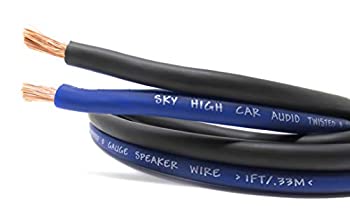 【中古】【輸入品・未使用】50フィート True 8ゲージ AWG CCA スピーカーワイヤー カーホームオーディオ