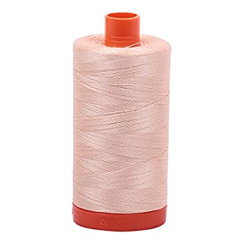 【中古】【輸入品・未使用】Aurifil Mako コットン糸 無地 50wt 1422ヤード 肌