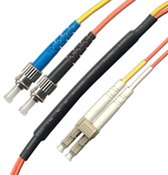 【中古】【輸入品・未使用】2M ST/LC モードコンディショニング(ST側) 光ファイバーケーブル (9/125-62.5/125)